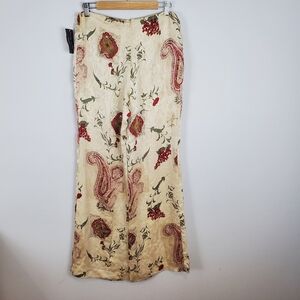 Ralph Lauren Black Label Silk Pants Champagne Gold Size 10 NWT